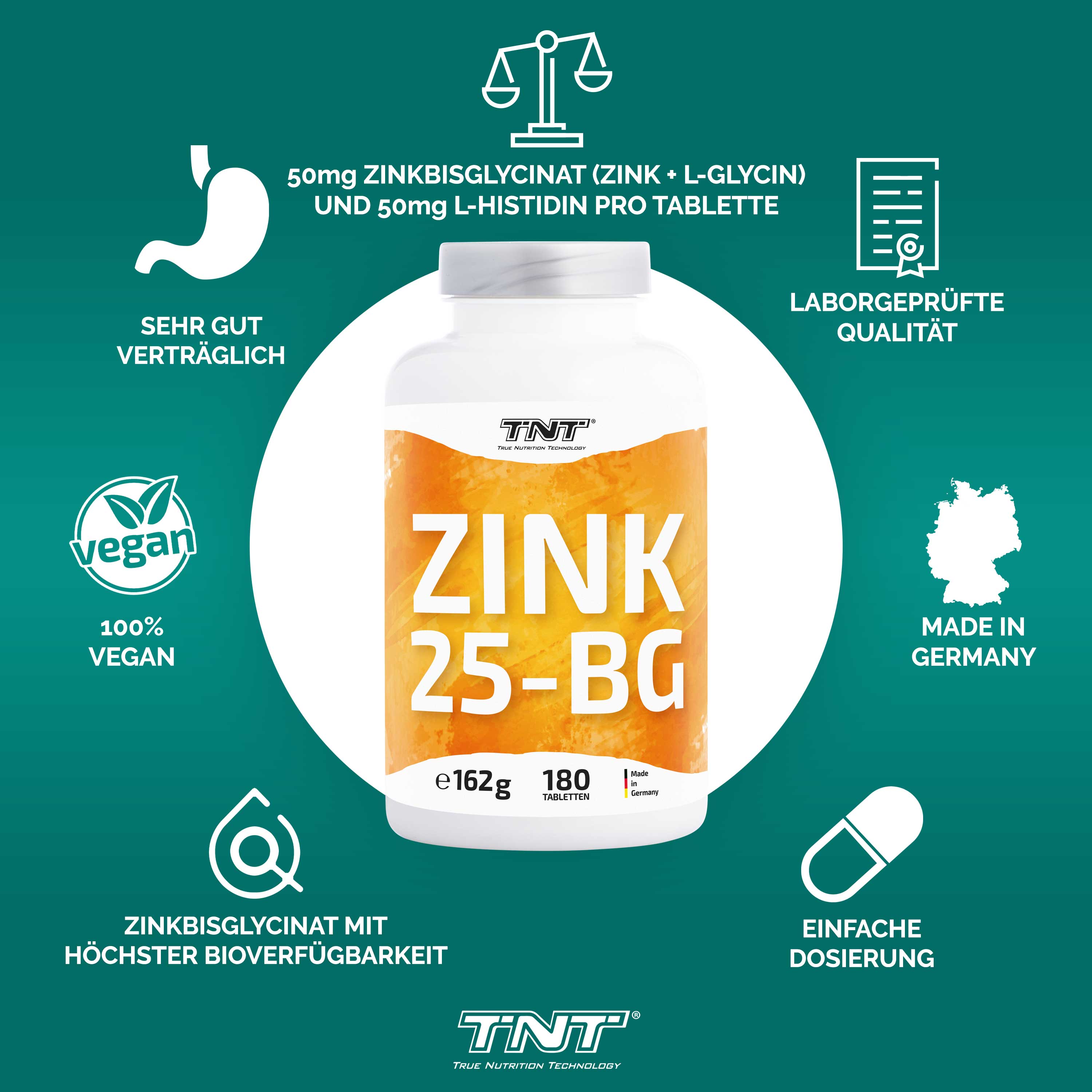 TNT Zink - Vorteile