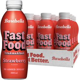 BAREBELLS Fast Food Trinkmahlzeit (500ml) Strawberry