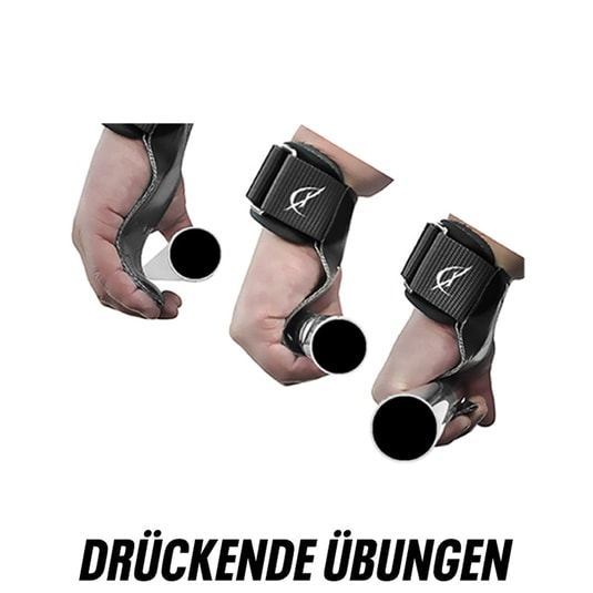 Climaqx Ultra-Grips anthrazit Anwendung bei drckenden bungen