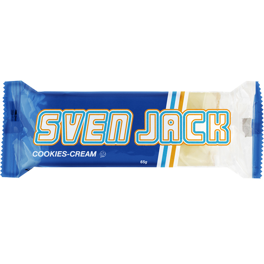 Sven Jack, 65g Riegel Cookies & Cream
