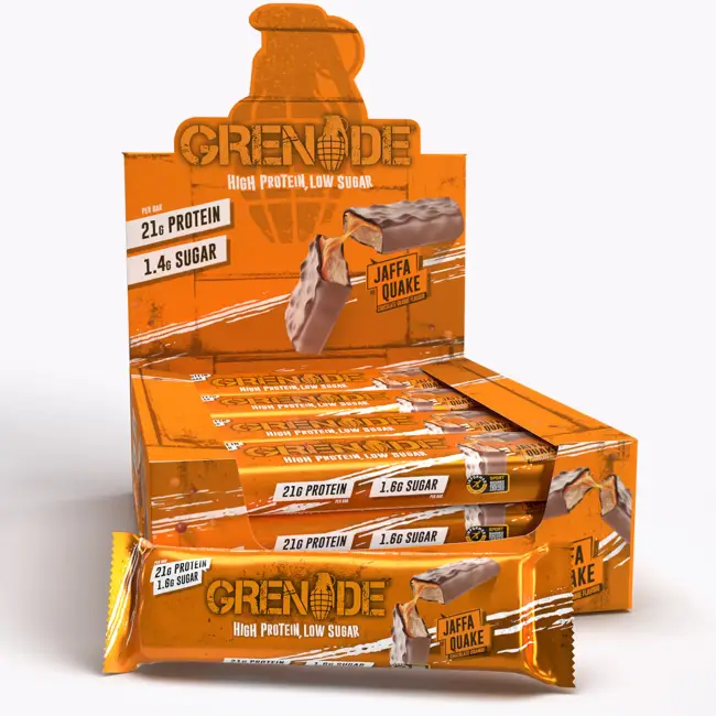 Grenade Protein Bar Jaffa Quake