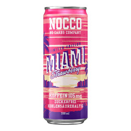 NOCCO BCAA Drink (330ml) Strawberry - Limited Edition Miami