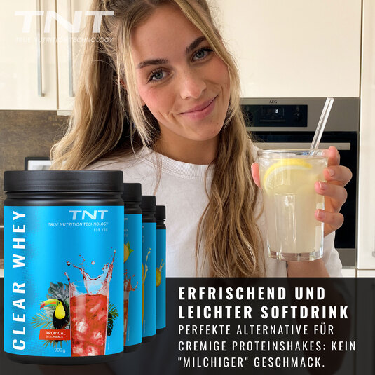 TNT Clear Whey: Erfrischender Softdrink