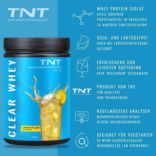 TNT Clear Whey: Vorteile auf einen Blick
