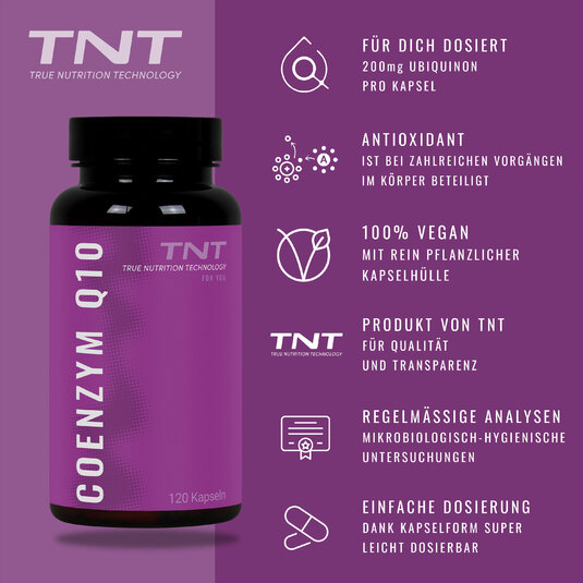 TNT Coenzym Q10 - Vorteile