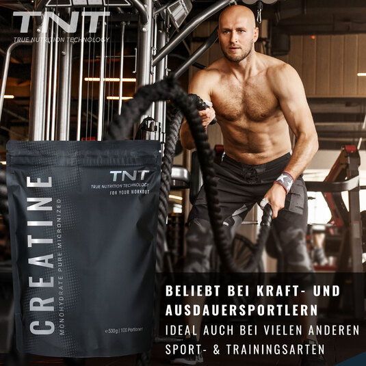 TNT Creatine - Beliebt bei Kraft- und Ausdauersportlern