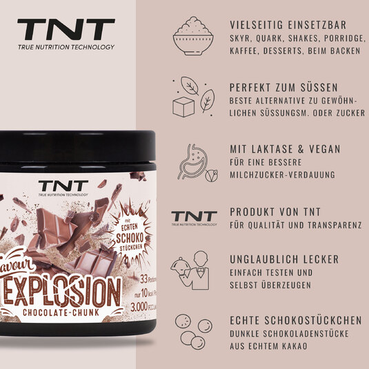 Flavour Explosion Chocolate Chunk Vorteile