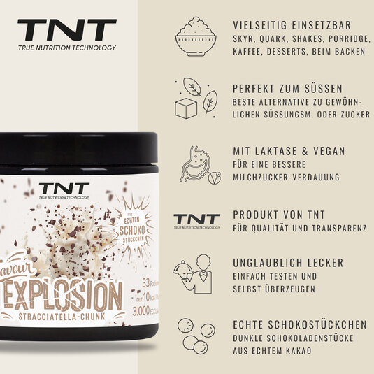 Flavour Explosion Stracciatella Chunk Vorteile