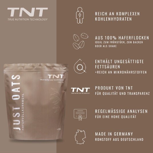 TNT Just Oats - Vorteile