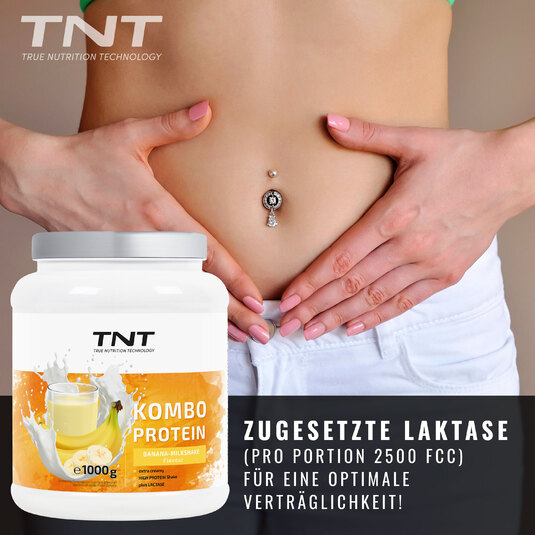 TNT Kombo Protein Banana-Milkshake mit Laktase