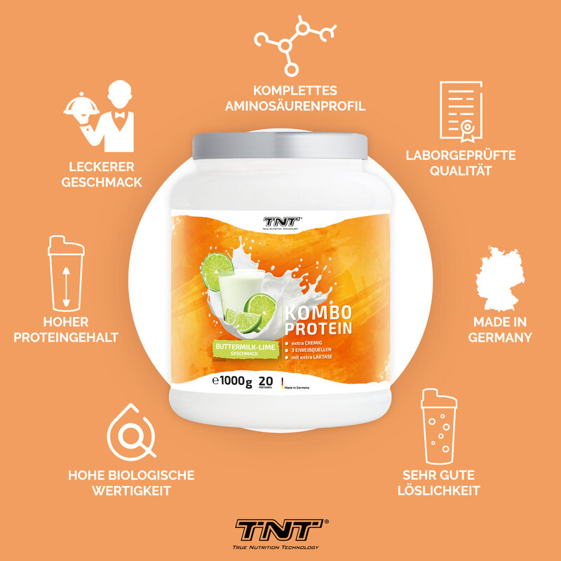 TNT Kombo Protein Buttermilk Vorteile
