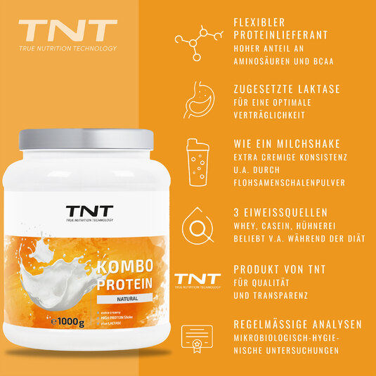 TNT Kombo Protein Natural - Vorteile auf einen Blick
