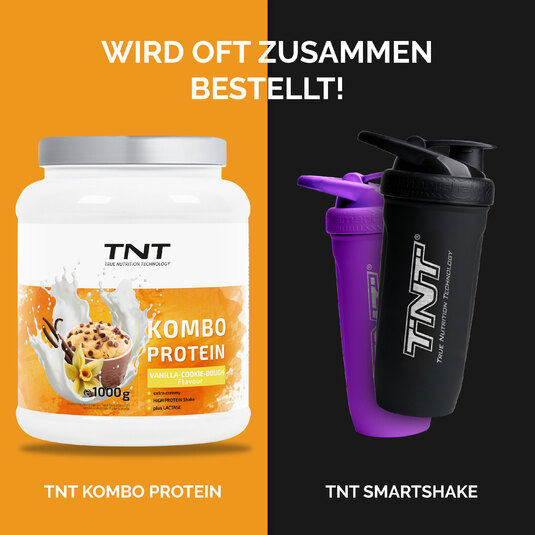 Oft zusammen bestellt: TNT Kombo Protein Vanilla-Cookie-Dough + TNT Smartshaker