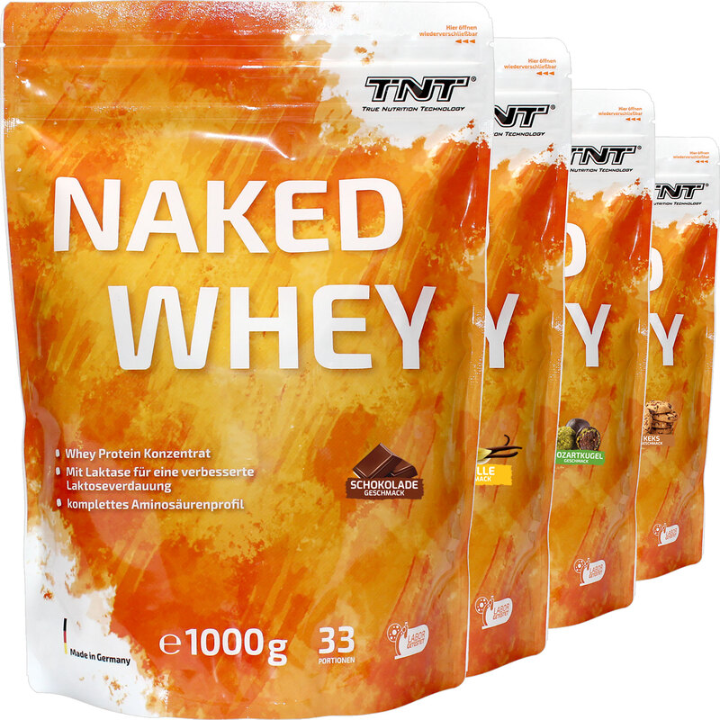 TNT Naked Whey 4er Bundle