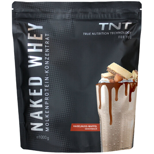 TNT Naked Whey Beutel Haselnuss-Waffel Geschmack