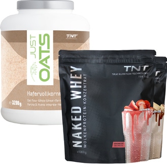 Naked Whey (2kg) + Just Oats (3,2kg) |Sparbundle