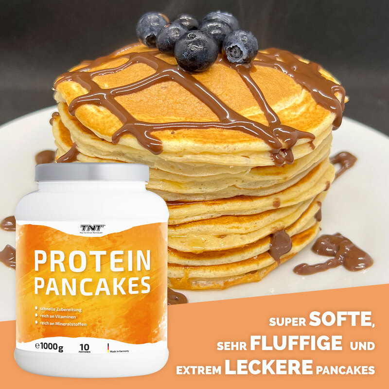TNT Protein Pancakes - soft- fluffig und lecker
