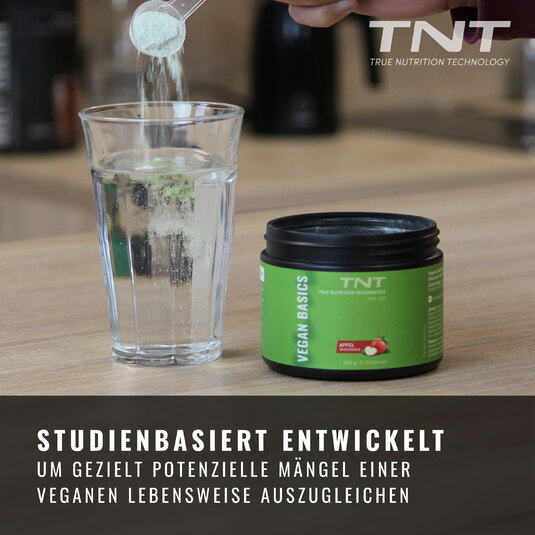 TNT Vegan Basics wurde studienbasiert entwickelt