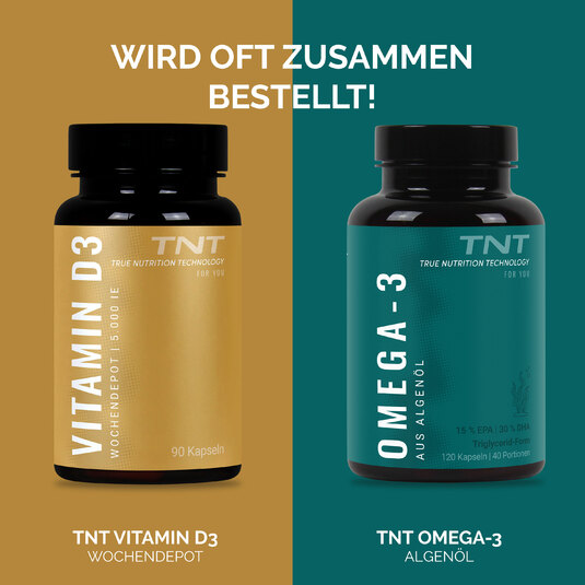 Oft zusammen bestellt: Vitamin D3 und Omega-3