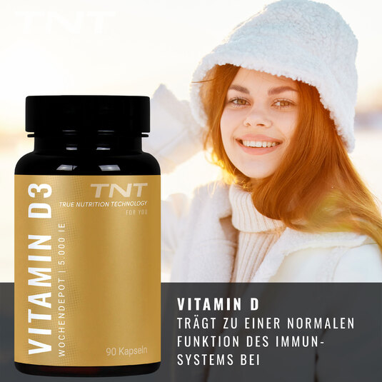 Vitamin D trägt zu einer normalen Funktion des Immunsystems bei.