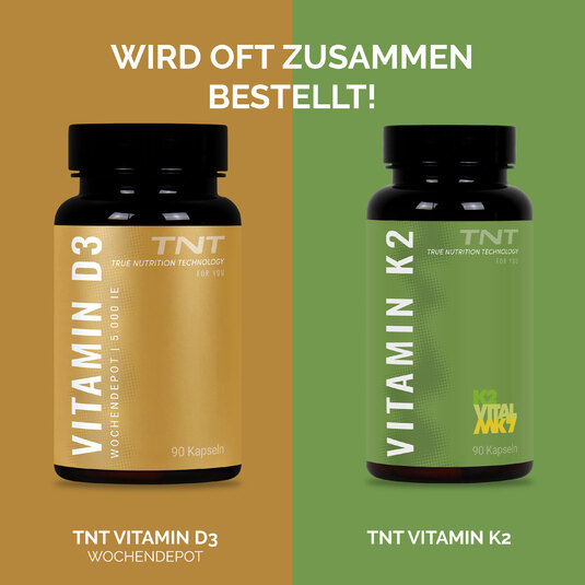 Wird oft zusammen gekauft: Vitamin D3 + Vitamin K2