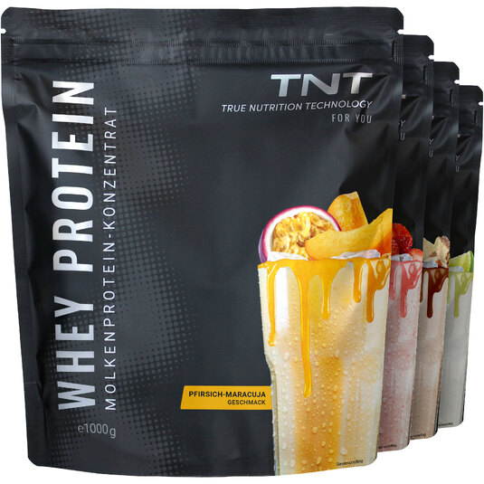 4x TNT Whey Protein Konzentrat im Sparbundle