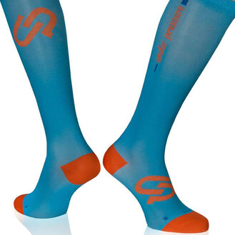 UNDER PRESSURE Ultralight | Sport-Kompressionsstrumpf (1 Paar) 35-38 (Wade: 28-38cm)