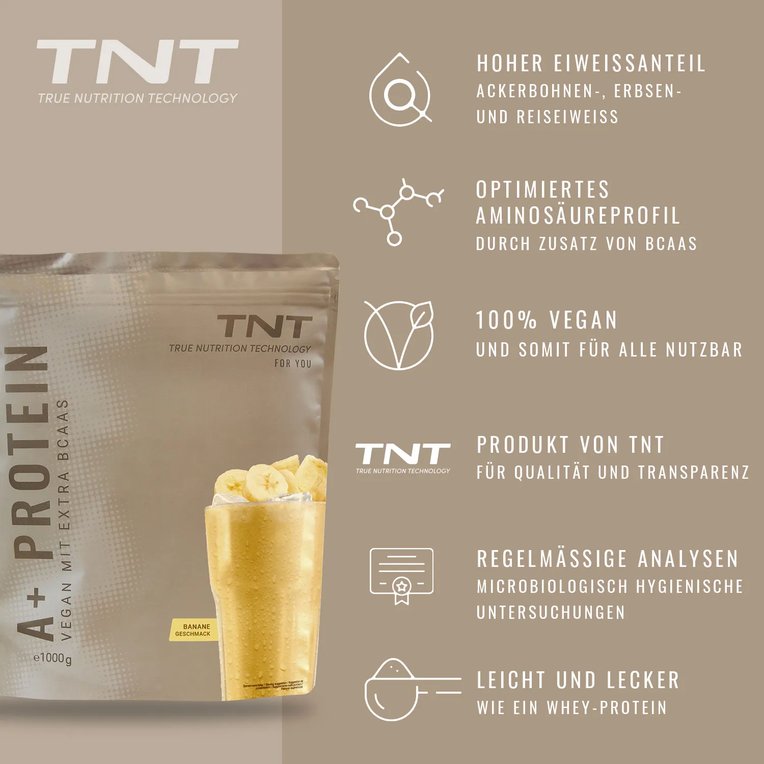 TNT A+ Protein - Vorteile