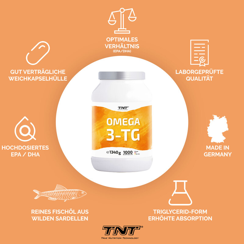 TNT Omega-3 Vorteile
