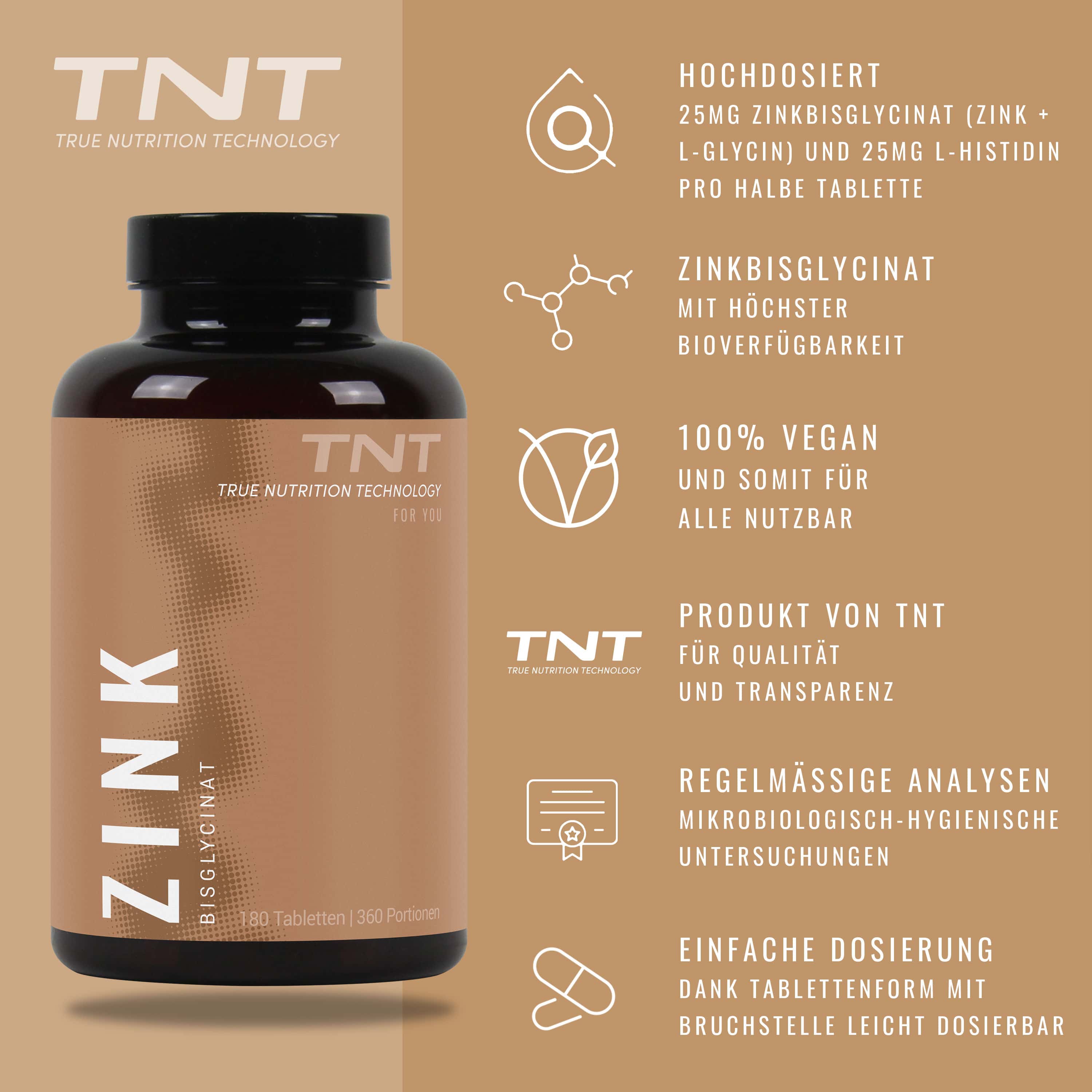 TNT Zink - Vorteile